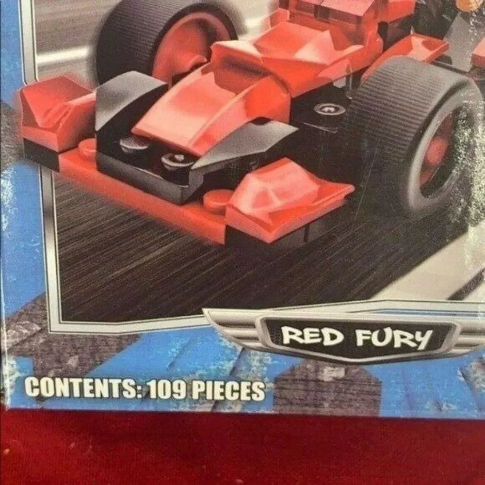 Block Tech Mean Streets Red Fury‎ 109 Pc Blocks Set Building